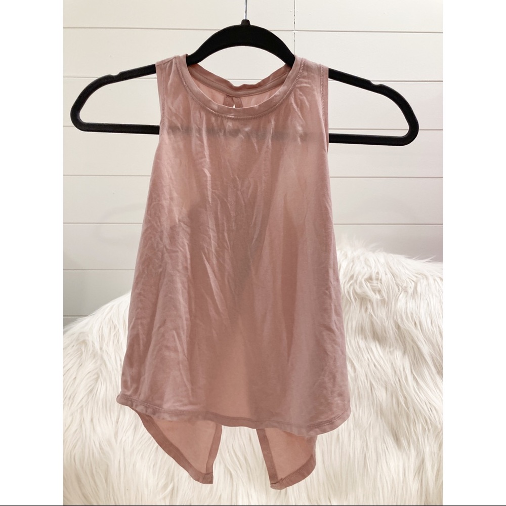 Girls Old Navy Active Open Back Tank Top